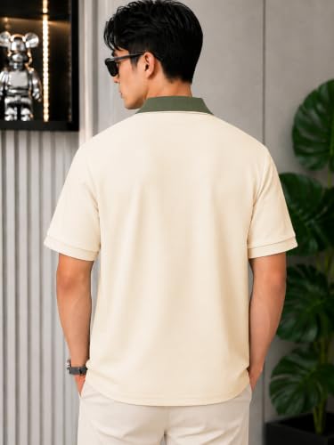 Image of Nobel Monk Men's Checkered Casual Shirt |Half Sleeve | Loose Fit |Stylish Shirt for Men