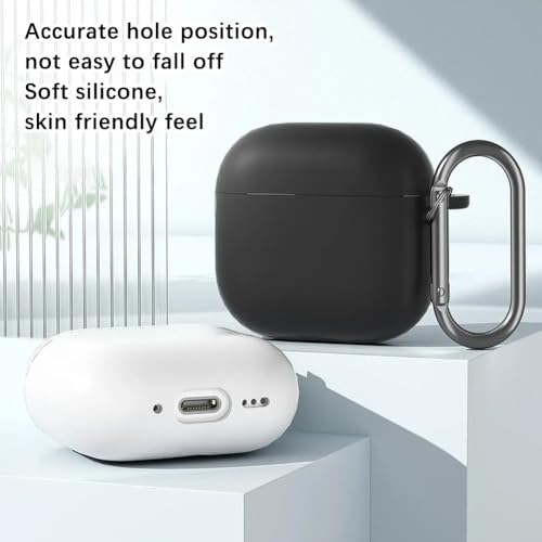 Capa para AirPods 4 2024 capa protetora de silicone macio para Apple AirPods 4ª geração para mulhere