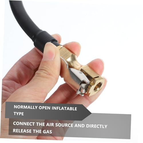STOBAZA Tire Connector Extension for Quick Inflator Compressor Durable Design for Car Motorcycle Bicycle Inflation Smooth Surface for Safe Use