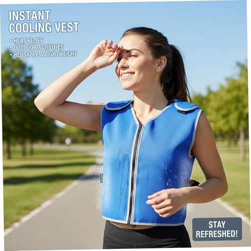 Chaleco refrigerante ligero de alta densidad con forro impermeable 3