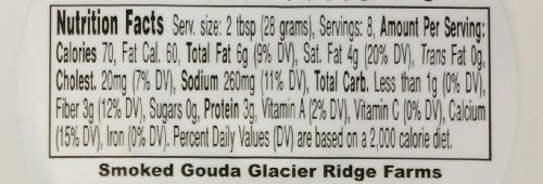 Glacier Ridge Farms Smoked Gouda Gourmet Spreadable Cheese 8oz (One Cup)