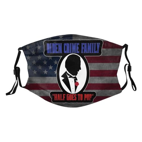 Biden Crime Family Portrait Adult Dust Mask Adjustable Dust Face with 2 Filter9