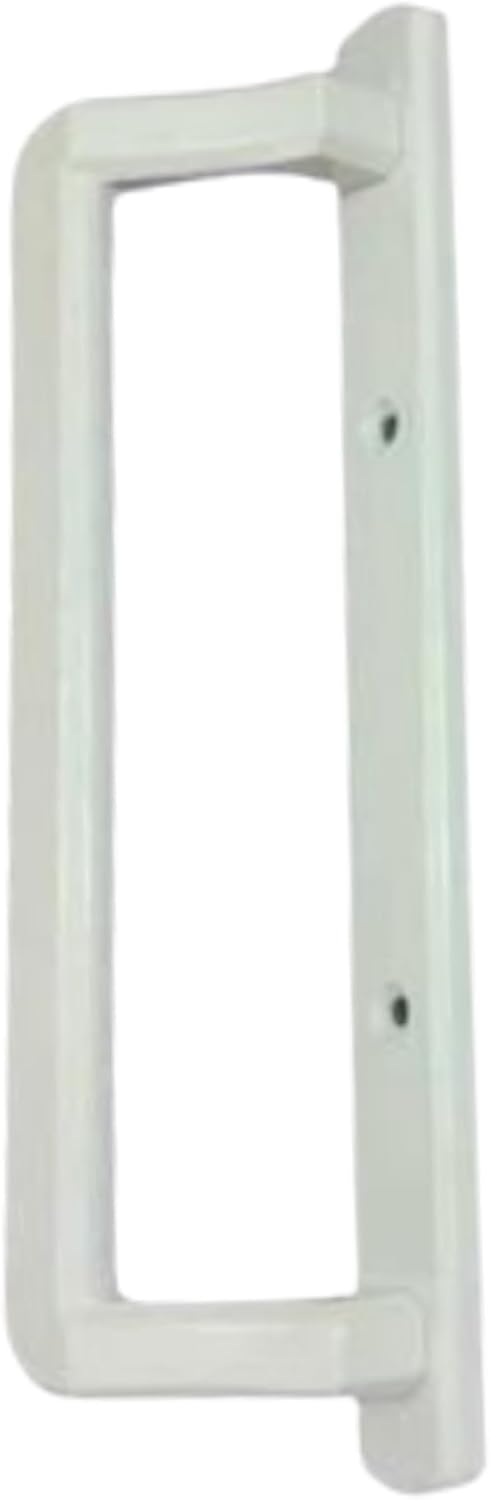 Alcan PGT 10" Sliding Glass Patio Door Interior Handle w/Thumb Latch Lever, + Screws Inside Handle Replacement w/ 3-7/8" Hole Spacing | Fix Repair PGT Door Hardware - White