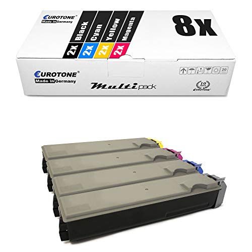 Cartouche TK520 toner Kyocera Mita FS-C5025N pack 8 Eurotone ISO 19798