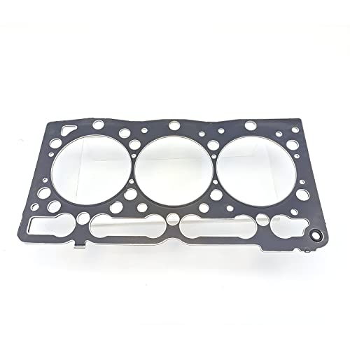 Image of D1105 Cylinder Head Gasket 16261-03310 1626103310 Compatible with Kubota D1105 Head Gasket Tractor B2400HSD B2400HSDB Excavator KX61 KX41