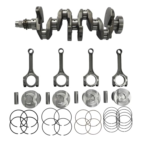 Crankshaft &Connecting Rod Piston Kit Fit for Hyundai Kia Rio Accent Soul 2012-2017 1.6L G4FD 23041-2B620,23410-2B600,23041-2B610, 231102B610