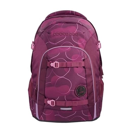 coocazoo Joker Mochilas Escolares, School Backpack Berry Bubbles