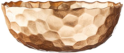 Elegance Odessa Gold Glass Bowl, 9.5-Inch #TOP1