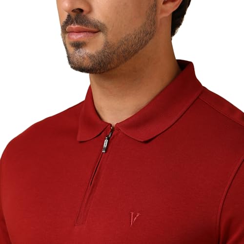 Image of Van Heusen Men's Cotton Regular Fit T-Shirt