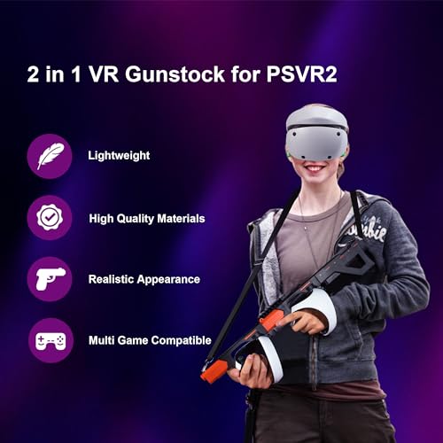 LICHIFIT Soporte magnético para controlador de pistola de VR para mango PSVR2, soporte de pistola de liberación rápida para PlayStation VR2, accesorios de juego de disparo - imagen 6