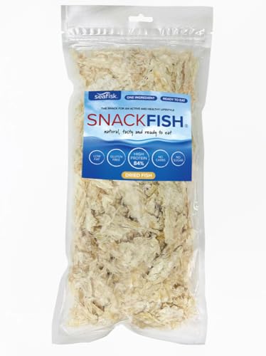 1x500g Snackfish HIGH 84g protein, Fish Jerky, 100% Natural, One ...