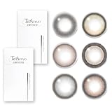 カラコン TeAmo マンスリー シリコーンハイドロゲル ２枚ｾｯﾄ【度なし】 14.5mm リズグレー 1month_0.00