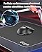 Professional Glass Gaming Mouse Pad for Logitech G502/G PRO/G703, Large Non Slip Mousepad for Avid Gamer-Special Glass Surface with Improved Precision and Speed for Smooth Mouse Control