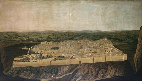Art tableau Jérusalem Jean Baptiste Vanmour - Impression d'art sur toile canvas premium