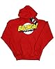 Absolute Cult The Big Bang Theory Men's Sheldon Bazinga Hoodie Red Large #1