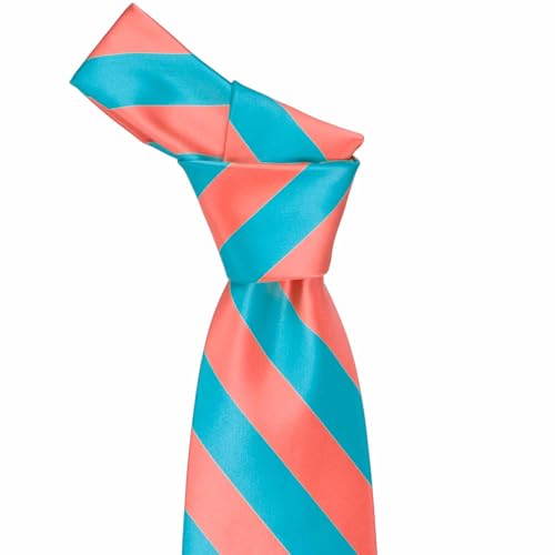 Image of tiemart Men's Striped Tie Standard Length