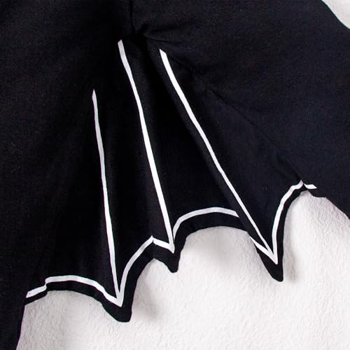 LYSMuch Toddler Baby Boy Girl Halloween Bat wings Outfits Kids Bat Hoodie Pants Set3