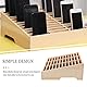 Operitacx Aufbewahrungsbox Für Mobiltelefone Aus Holz 36-Raster-Handyhalter-Caddy Für Den Schreibtisch Handyhalter Für Schule Und Büro