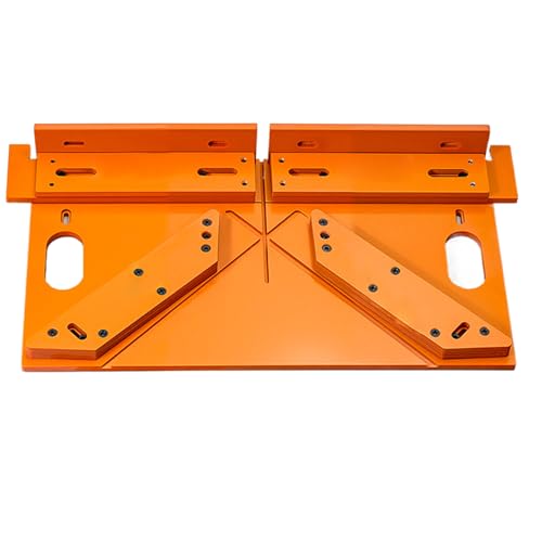 Table Saw Bottom Plate - Angle Cutting Guide for Door | Sturdy Door Cutting Guide | 45/90 Degree Angle Window Aid | Woodworking Measuring & Layout Tools for Carver Carpenter Woodworking