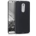kwmobile TPU Silicone Case for ZTE Axon 7 Mini - Soft Flexible Shock Absorbent Protective Phone Cover - Black Matte