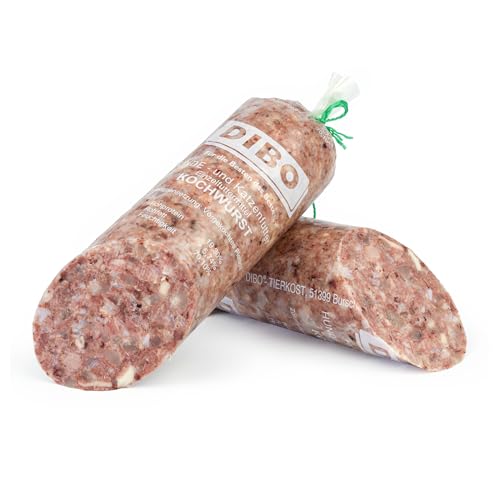 DIBO Kochwurst - Hundewurst Katzenwurst - Qualität Wurst für Hund und Katze - 1 Stück à 950g (Hell)