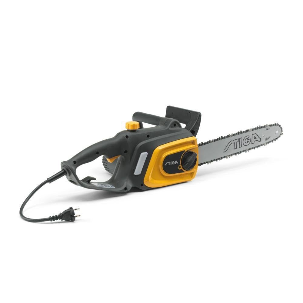 CS 118c elektryczna piła łańcuchowa z silnikiem 1,8 kW, szyna i łańcuch 35 cm, ręczny hamulec łańcuchowy, automatyczna pompa olejowa, łatwe i bezpieczne naciąganie
