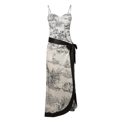 Monokini para mujer traje de baño europeo de dos piezas con falda larga
