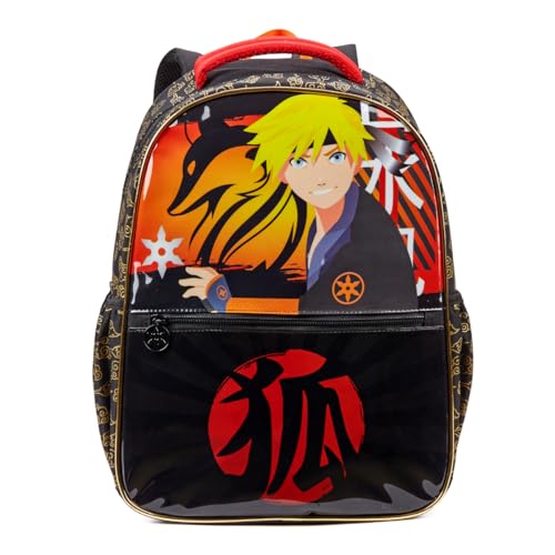 Mochila Costas Grande Escolar Menino 16 Polegadas Personagens Dark Spider Homem Aranha, Ninja, Gamecraft (NINJA)