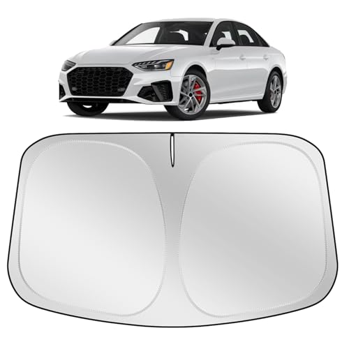 XHRING Windshield Sun Shade Sunshade Compatible with Audi A4 A5 S5 RS5 Quattro Sportback Allroad...