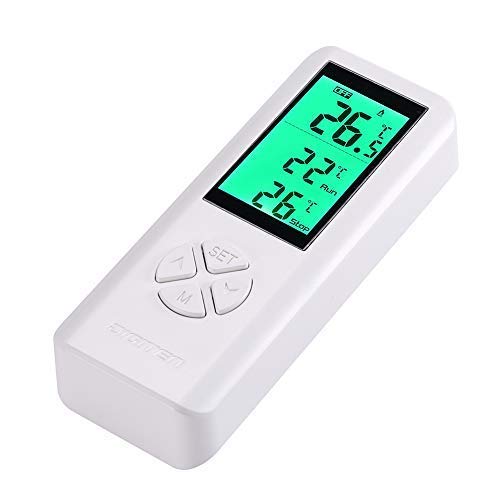 Digiten Wireless Thermostat Outlet, Temperature Controlled Outlet Heating & Cooling Remote Control And Plug-In Receiver, Over 300 Feet Range, With 6Ft Ntc Temp Probe (Outlet Detect Temperature) #TOP7