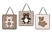 Chocolate Teddy Bear Wall Hanging Accessories by Sweet Jojo Designs