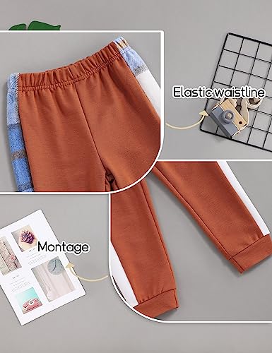 Image of Fuermos Toddler Baby Boys Clothes Flannel Lattice Button Down Hooded Tops +Pants Boys Fall Winter Outfits
