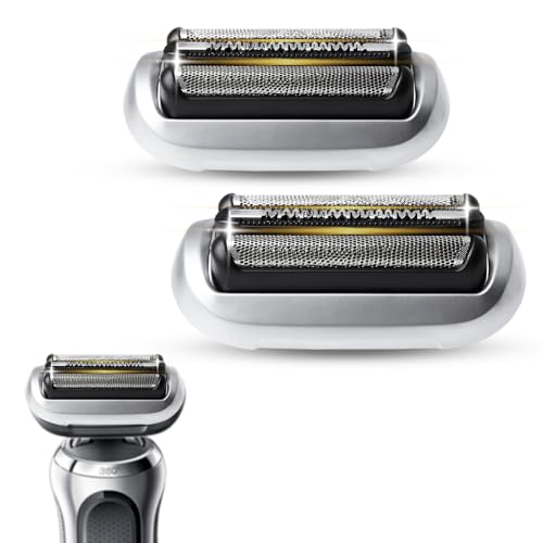 JEVONG 74S S7 Replacement Head for S7 Shavers Stainless Steel Blades & Precision Foil Smooth Shave No Pulling (Pack of 2).