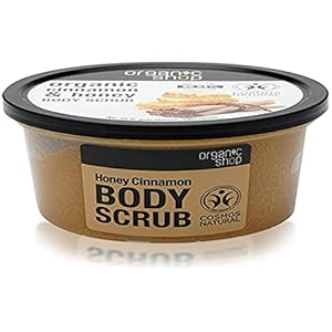 Organic Shop Body Scrub Natural Cinnamon and Honey 250 ml