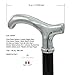 Cavagnini Italy - Custom Wood Canes – Hand Carved Walking Stick for Men, Pewter Handle, Italian Craft