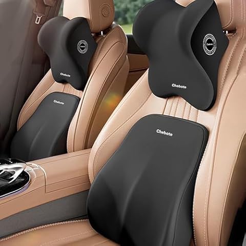 ZMCN Car Neck and Lumbar Support Cushions Cover