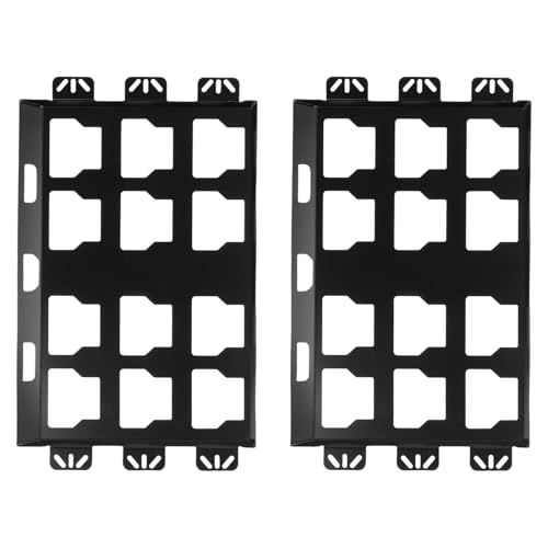 Jiawu Packout Mounting Plate, 2 Pack Toolbox Mounting Plates, Stainless Steel Tool Storage Box Mount Rack, Wall Mounted Tools Organization Mount Base, Support Up to 100Lbs by Jiawu - Image 9