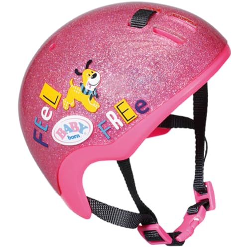 BABY born Fahrradhelm für 43 cm Puppen - Hochwertiges Puppenzubehör - Geeignet für Kinder ab 3 Jahren, Rosa