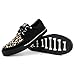T.U.K. Black/Tan Leopard Creeper Sneaker Shoes for Women and Men, D Ring Lace Up Shoes | US Women 07 / Men 05