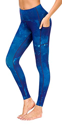 Flatik Sport Leggings Damen Sporthose High Waist mit Tasche Fitnesshose Blickdicht Gym Leggings S Cover