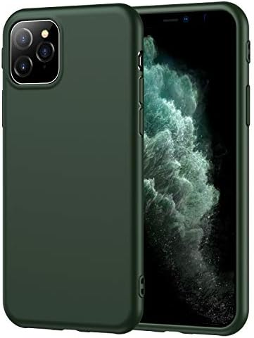 YYXIANG Compatible iPhone 11 Pro Max Ultra Slim Thin Matte Soft Flexible TPU Silicone Cover Case Compatible iPhone 11 Pro Max 6.5 inch 2019 (Army Green)