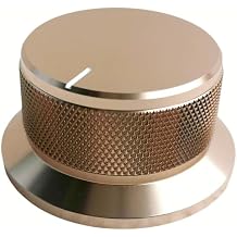 1PC 50X40X25mm Aluminium HiFi AMP Volume Control Potentiometer Knob 6.0mm Hole Gold Color knob