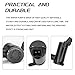 QKYS Windshield Washer Pump with Rubber Grommet, Replacement Windshield Washer Pumps OEM#89017059,173686, F7C617664AB WG-315, 8C3417664AA, Fit for Ford Escape,Mazda B2300, Mercury Monterey