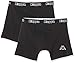 Produktbild Kappa Herren 2pack Boxers Boxershorts, Schwarz (Black 304jb30-950), Large (Herstellergröße: L) (2er Pack)