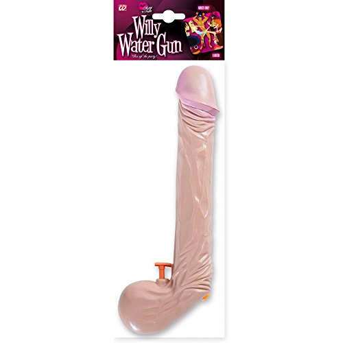 W WIDMANN MILANO Party Fashion 9628C - Willy Wasserpistole, 25 cm, Scherzartikel, Junggesellinnenabschied