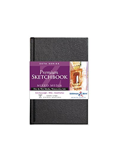 Zeta Hardbound Sketchbook 5.5X8.5 by Stillman & Birn