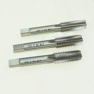 Image of KATSU Tools 3PCs HSS Metric Hand Tap Threading Set 3MM Through 20MM Coarse Pitch 404310