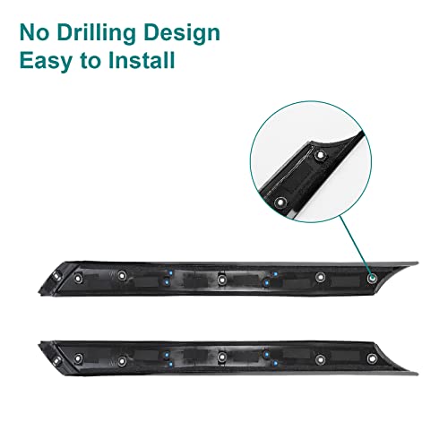 Wonvon Fit For Hyundai Veloster Windshield Pillar Trim 2011-2017 Side Window Trim Molding Post Trim Replacement 861702V000 Pair 2Pcs Driver Side Left (Lh)+Passager Side(Rh) Exterior Body Parts #TOP4