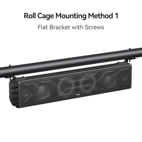 Ehaho Universal Mounting Kit – Z-Type Flat Bracket, Compatible with MT4100, MT4200 Sound Bars for UTVs, ATVs, and Golf Carts