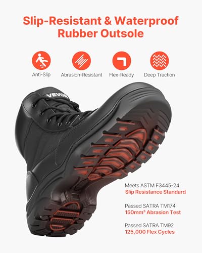 VEVOR mens Men's Military Tactical Boots4